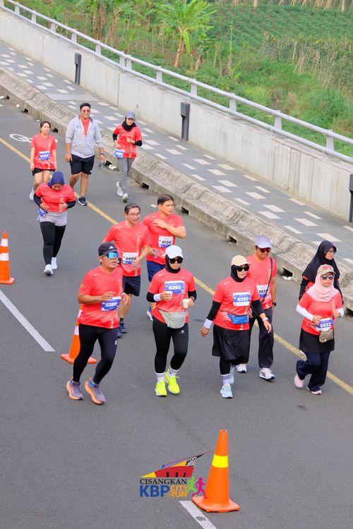 Race photo from CISANGKAN KBP CITY RUN 2025