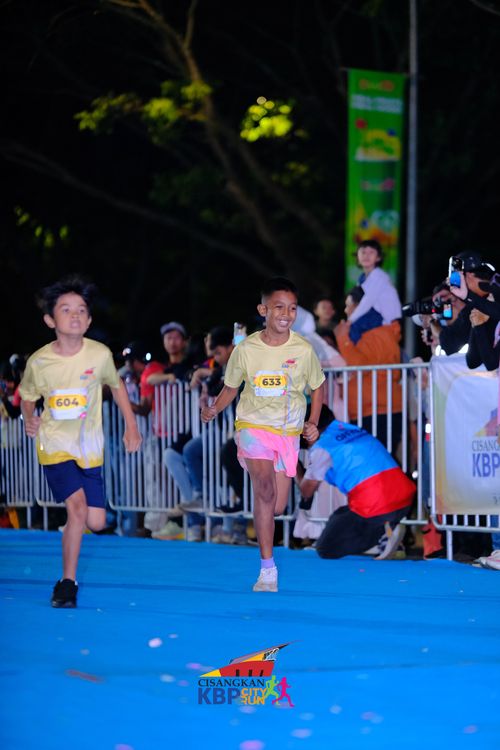 Race photo from CISANGKAN KBP CITY RUN 2025