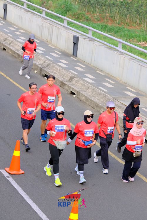 Race photo from CISANGKAN KBP CITY RUN 2025