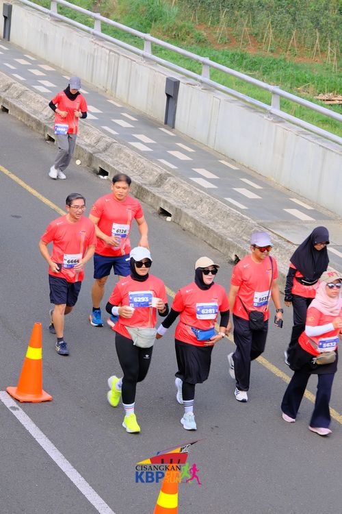 Race photo from CISANGKAN KBP CITY RUN 2025