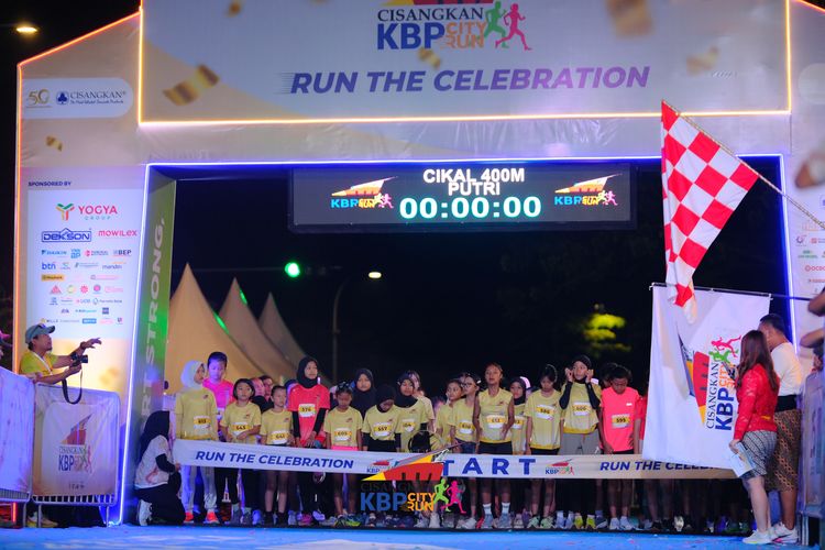 Race photo from CISANGKAN KBP CITY RUN 2025