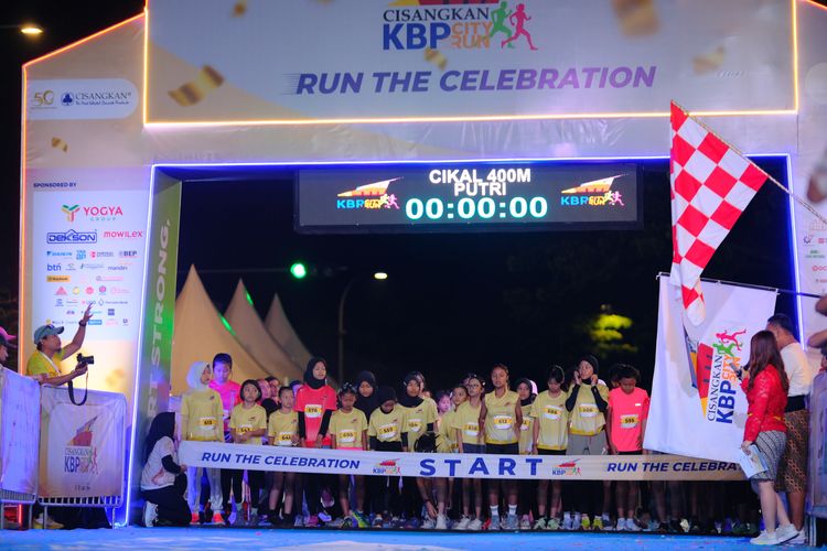 Race photo from CISANGKAN KBP CITY RUN 2025