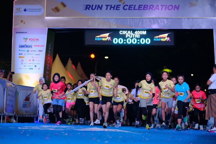 Race photo from CISANGKAN KBP CITY RUN 2025