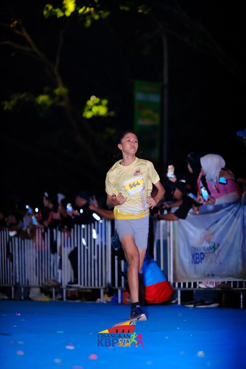 Race photo from CISANGKAN KBP CITY RUN 2025