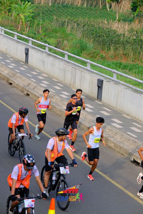 Race photo from CISANGKAN KBP CITY RUN 2025