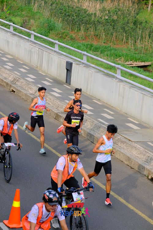 Race photo from CISANGKAN KBP CITY RUN 2025
