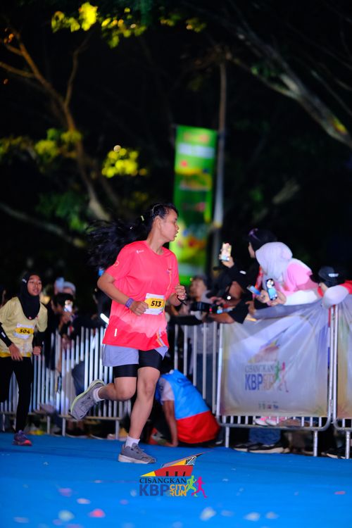 Race photo from CISANGKAN KBP CITY RUN 2025