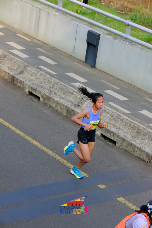 Race photo from CISANGKAN KBP CITY RUN 2025