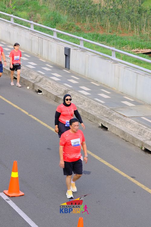Race photo from CISANGKAN KBP CITY RUN 2025