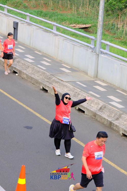 Race photo from CISANGKAN KBP CITY RUN 2025