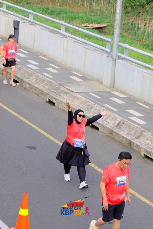 Race photo from CISANGKAN KBP CITY RUN 2025