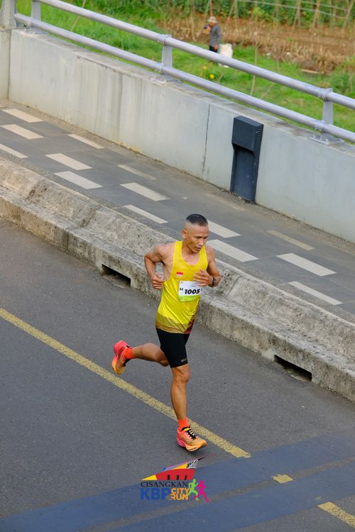 Race photo from CISANGKAN KBP CITY RUN 2025