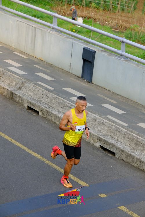 Race photo from CISANGKAN KBP CITY RUN 2025