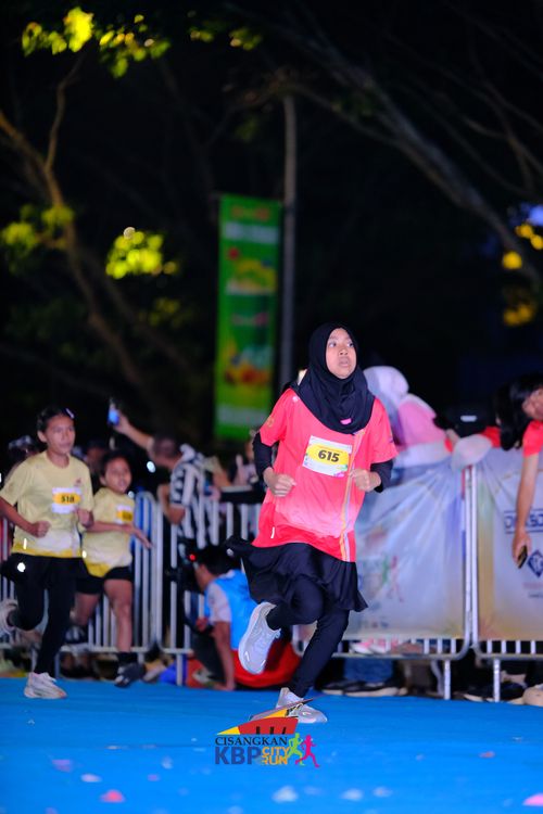 Race photo from CISANGKAN KBP CITY RUN 2025