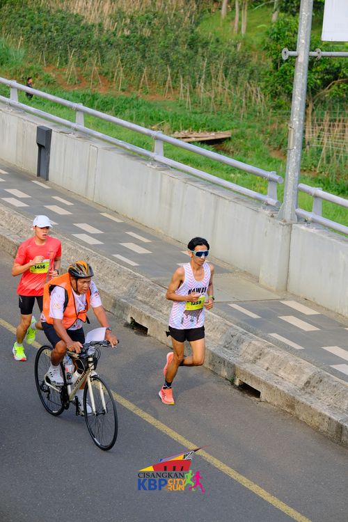 Race photo from CISANGKAN KBP CITY RUN 2025