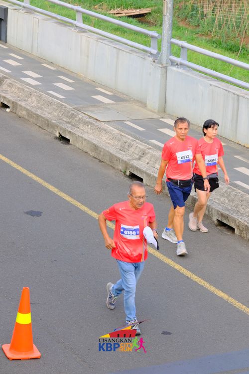 Race photo from CISANGKAN KBP CITY RUN 2025