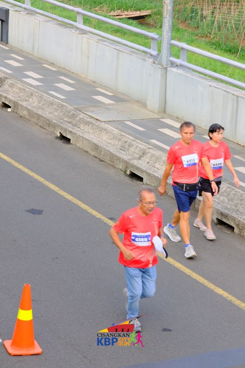 Race photo from CISANGKAN KBP CITY RUN 2025