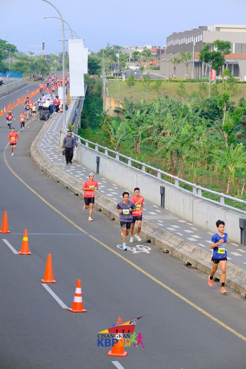 Race photo from CISANGKAN KBP CITY RUN 2025