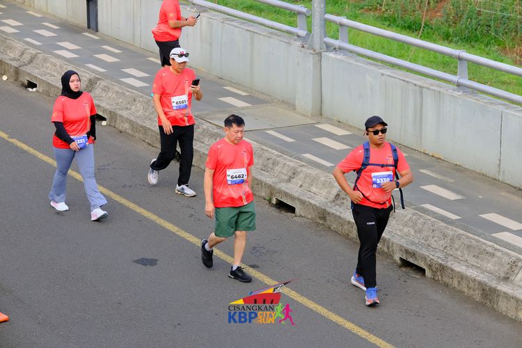 Race photo from CISANGKAN KBP CITY RUN 2025