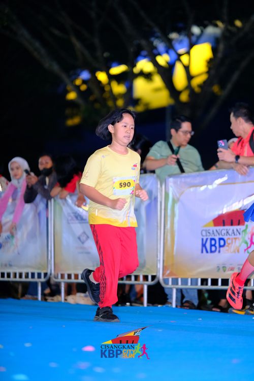 Race photo from CISANGKAN KBP CITY RUN 2025