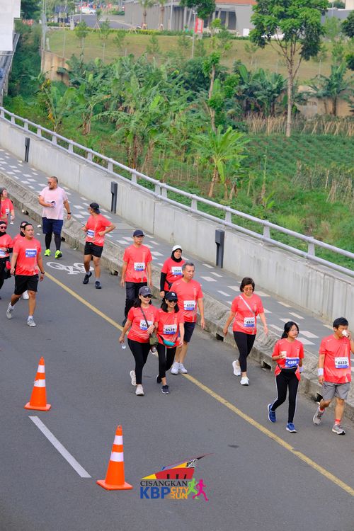 Race photo from CISANGKAN KBP CITY RUN 2025