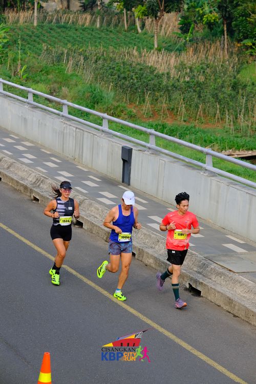Race photo from CISANGKAN KBP CITY RUN 2025