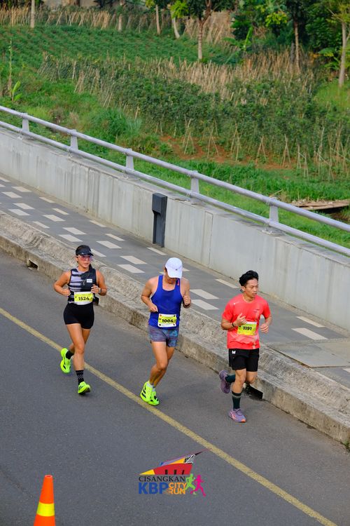 Race photo from CISANGKAN KBP CITY RUN 2025
