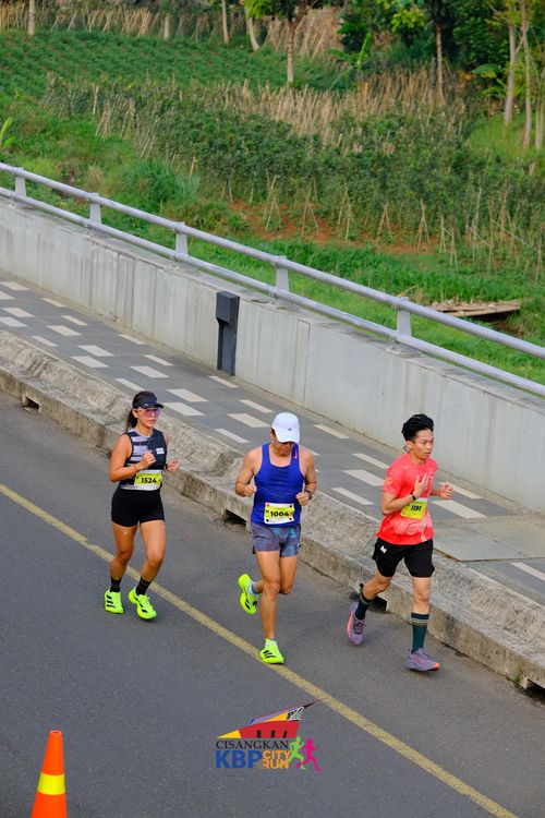 Race photo from CISANGKAN KBP CITY RUN 2025