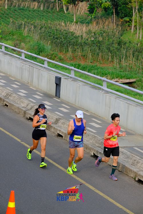 Race photo from CISANGKAN KBP CITY RUN 2025