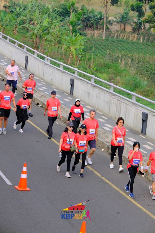 Race photo from CISANGKAN KBP CITY RUN 2025