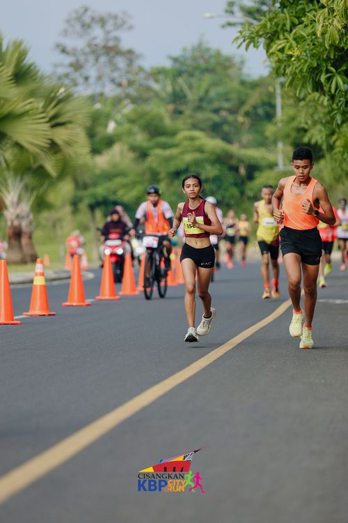 Race photo from CISANGKAN KBP CITY RUN 2025