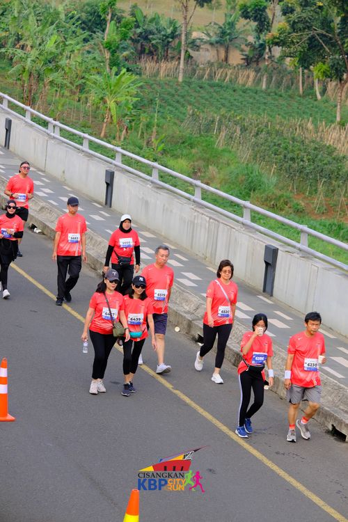 Race photo from CISANGKAN KBP CITY RUN 2025