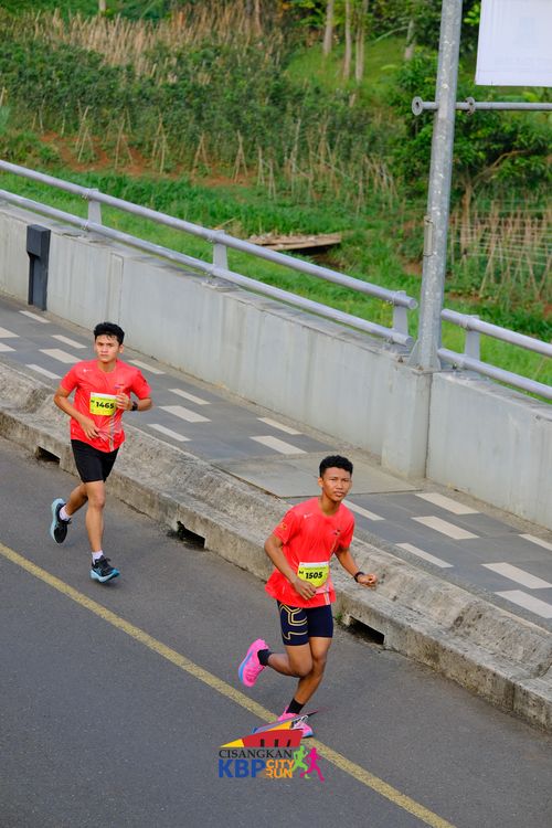 Race photo from CISANGKAN KBP CITY RUN 2025
