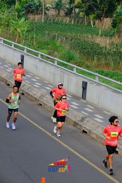Race photo from CISANGKAN KBP CITY RUN 2025