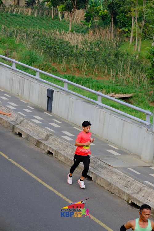 Race photo from CISANGKAN KBP CITY RUN 2025