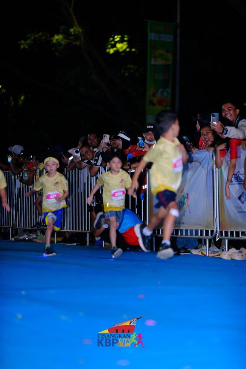 Race photo from CISANGKAN KBP CITY RUN 2025