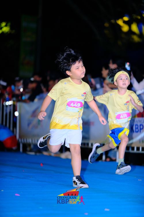 Race photo from CISANGKAN KBP CITY RUN 2025