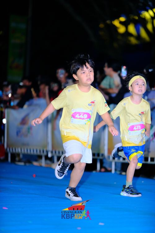 Race photo from CISANGKAN KBP CITY RUN 2025