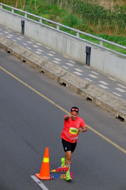 Race photo from CISANGKAN KBP CITY RUN 2025