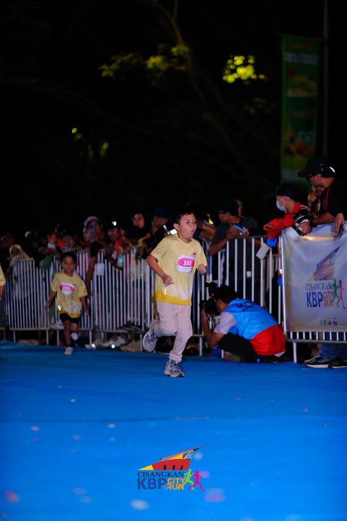 Race photo from CISANGKAN KBP CITY RUN 2025