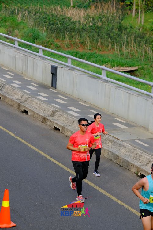 Race photo from CISANGKAN KBP CITY RUN 2025
