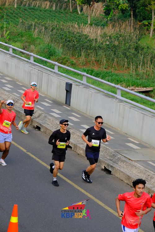 Race photo from CISANGKAN KBP CITY RUN 2025
