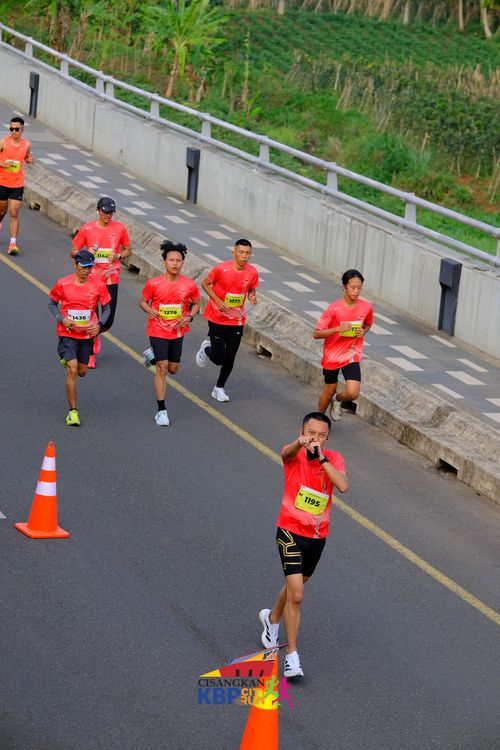 Race photo from CISANGKAN KBP CITY RUN 2025