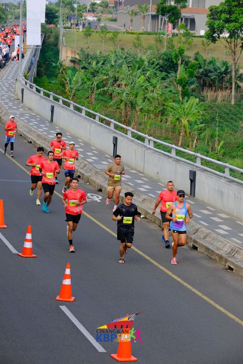 Race photo from CISANGKAN KBP CITY RUN 2025
