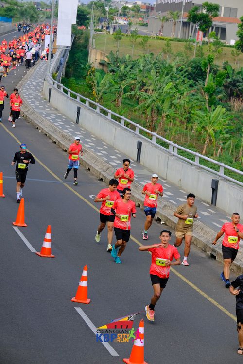 Race photo from CISANGKAN KBP CITY RUN 2025