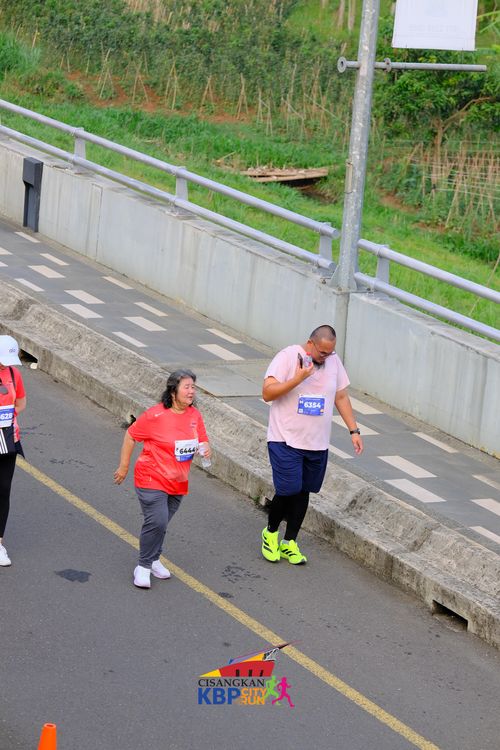 Race photo from CISANGKAN KBP CITY RUN 2025