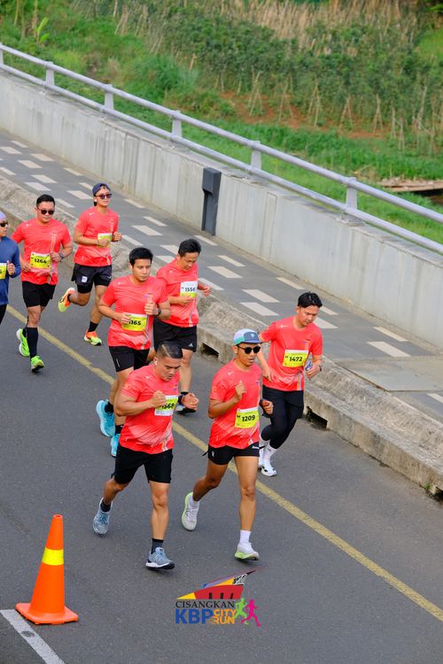 Race photo from CISANGKAN KBP CITY RUN 2025