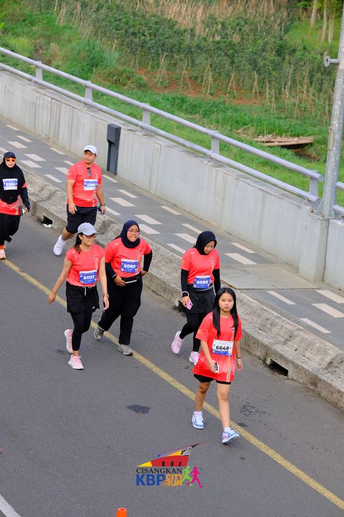 Race photo from CISANGKAN KBP CITY RUN 2025