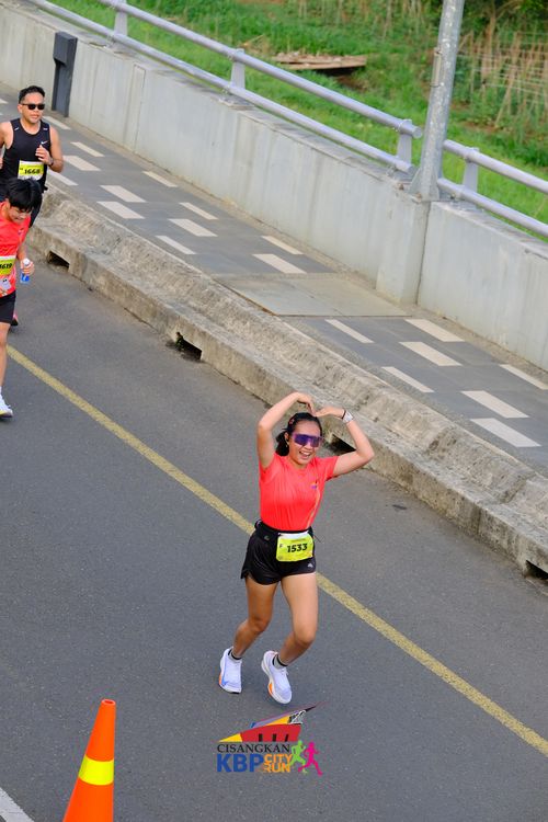 Race photo from CISANGKAN KBP CITY RUN 2025