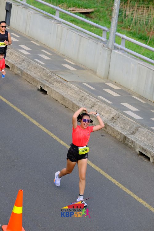 Race photo from CISANGKAN KBP CITY RUN 2025